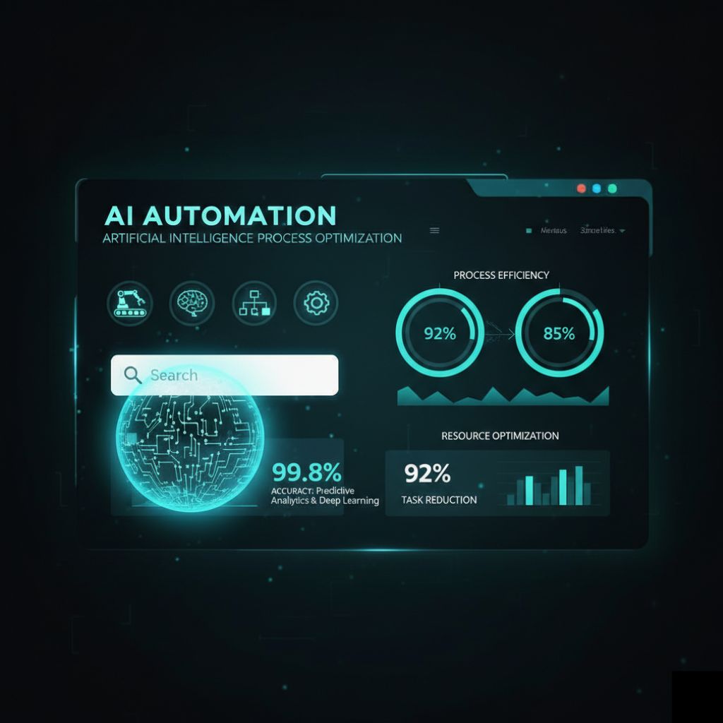 Vista Previa del Dashboard de Automatización IA